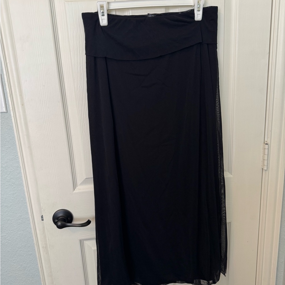 Grace Black A-Line Skirt